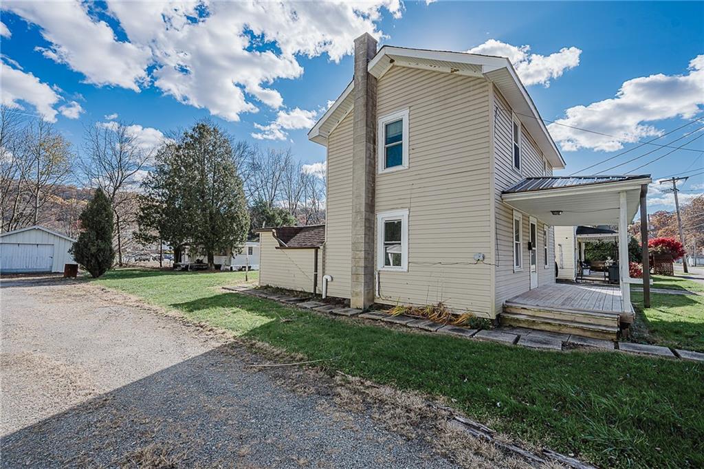 349 Adams Street Clymer, PA 15728 - Photo 6 of 33 shared driveway can be widened