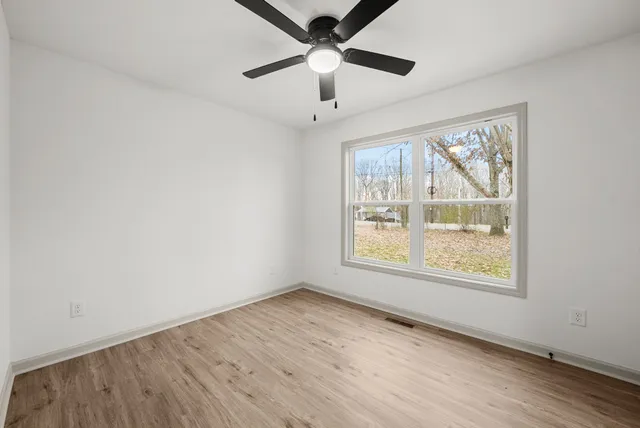 wooden floor in an empty room