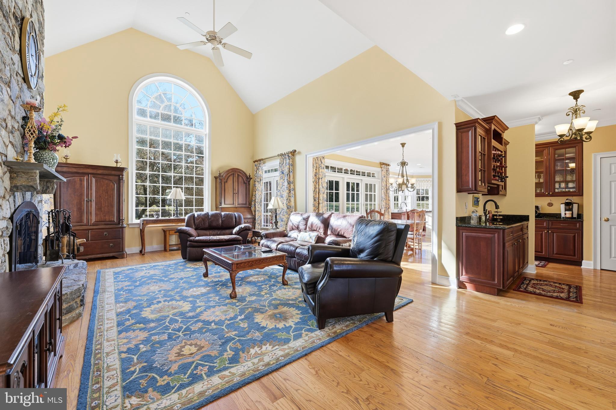 171 Firecreek Road Newtown, PA 18940 - Photo 13 of 54 a living room with furniture fireplace and a large window