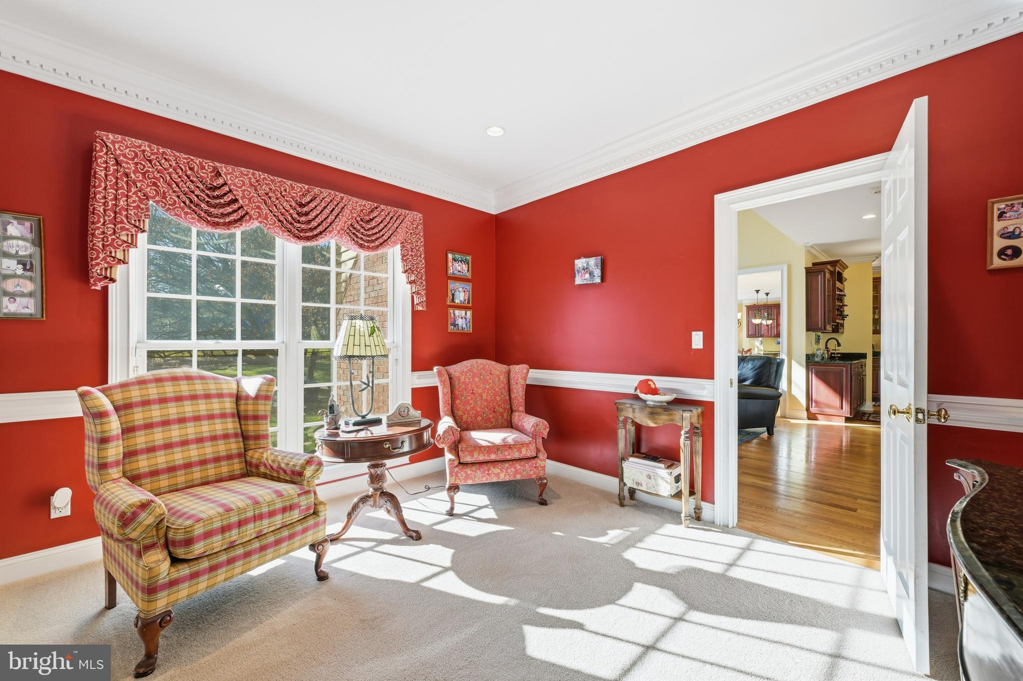 171 Firecreek Road Newtown, PA 18940 - Photo 27 of 54 a living room with furniture and a floor to ceiling window