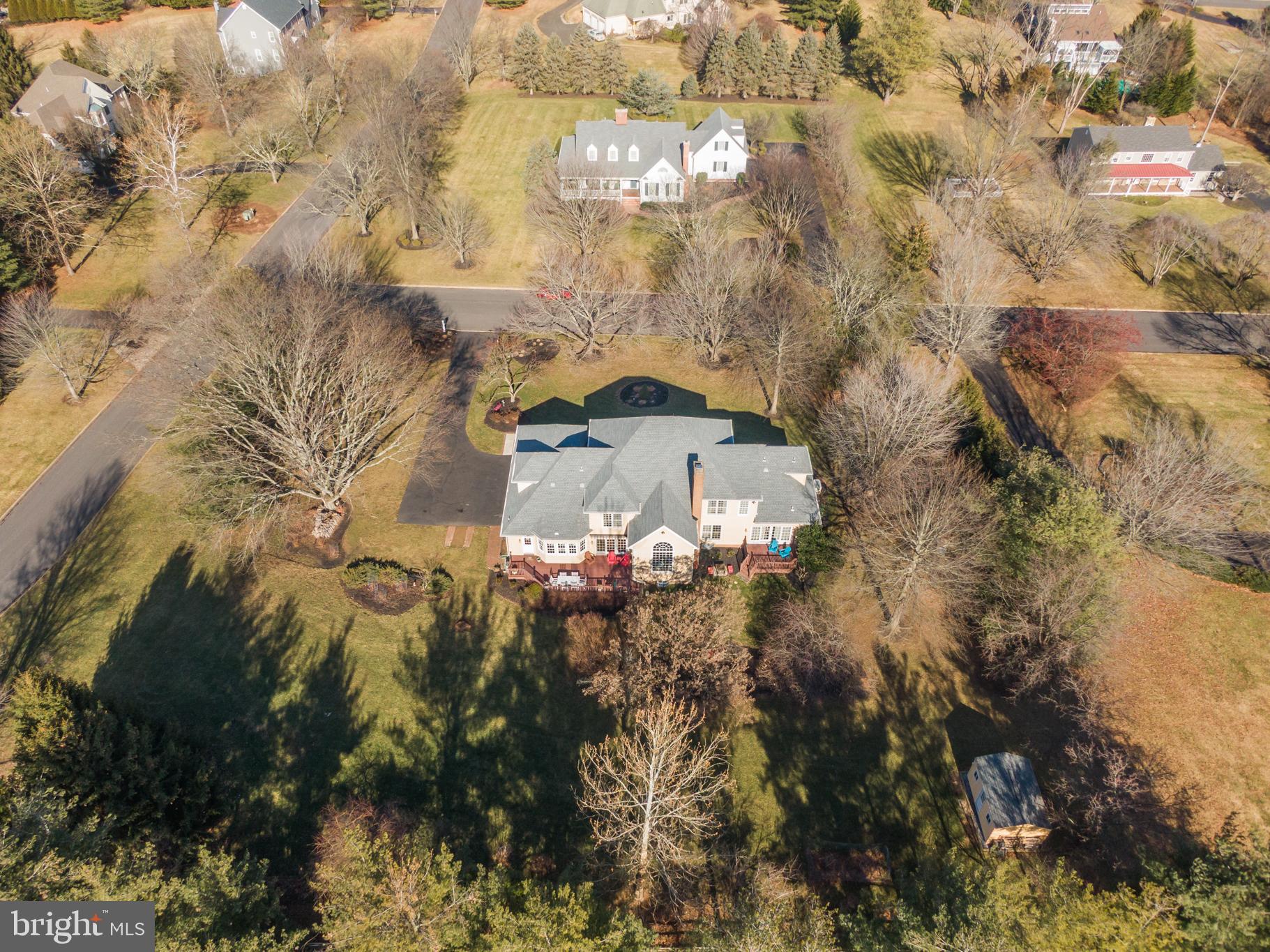 171 Firecreek Road Newtown, PA 18940 - Photo 52 of 54 a aerial view of a residential houses with yard