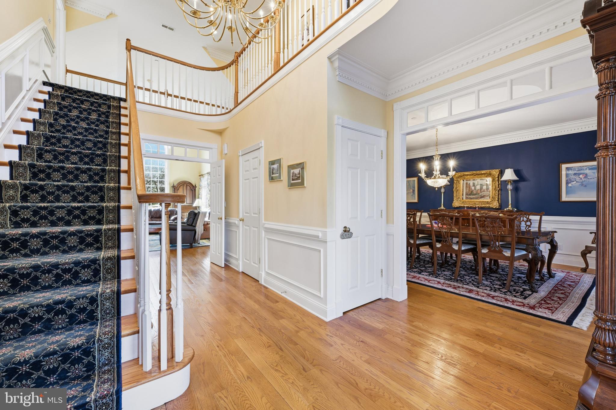 171 Firecreek Road Newtown, PA 18940 - Photo 9 of 54 Center hall with view of dining room