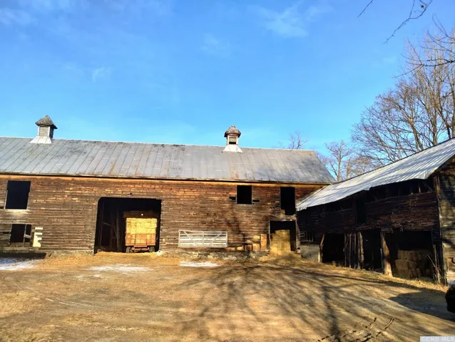a backyard of a house