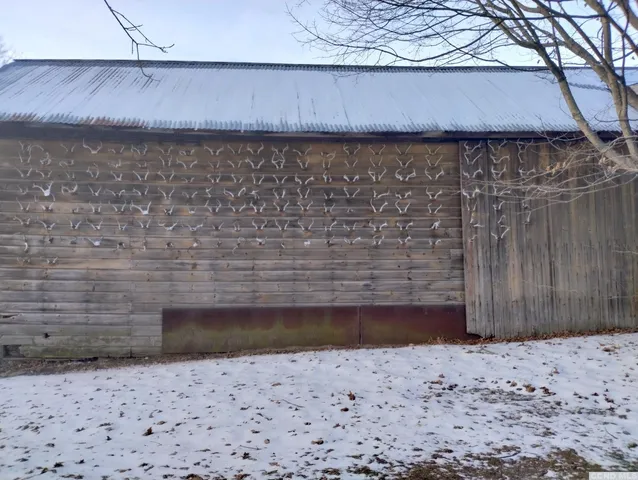 a view of outside space and mountain