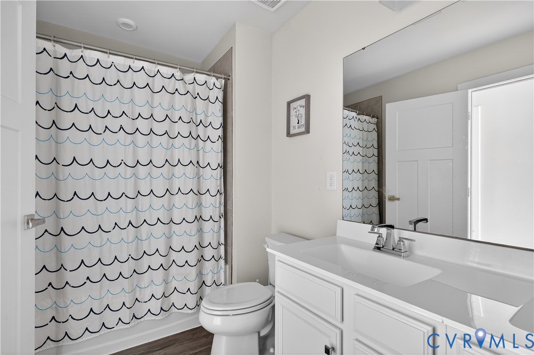 1618 Almer Lane Chester, VA 23836 - Photo 34 of 59 a bathroom with a sink toilet and shower