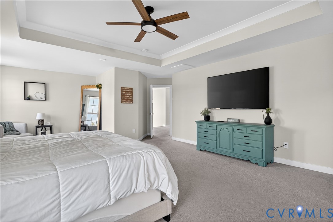 1618 Almer Lane Chester, VA 23836 - Photo 43 of 59 a bedroom with furniture and a flat screen tv