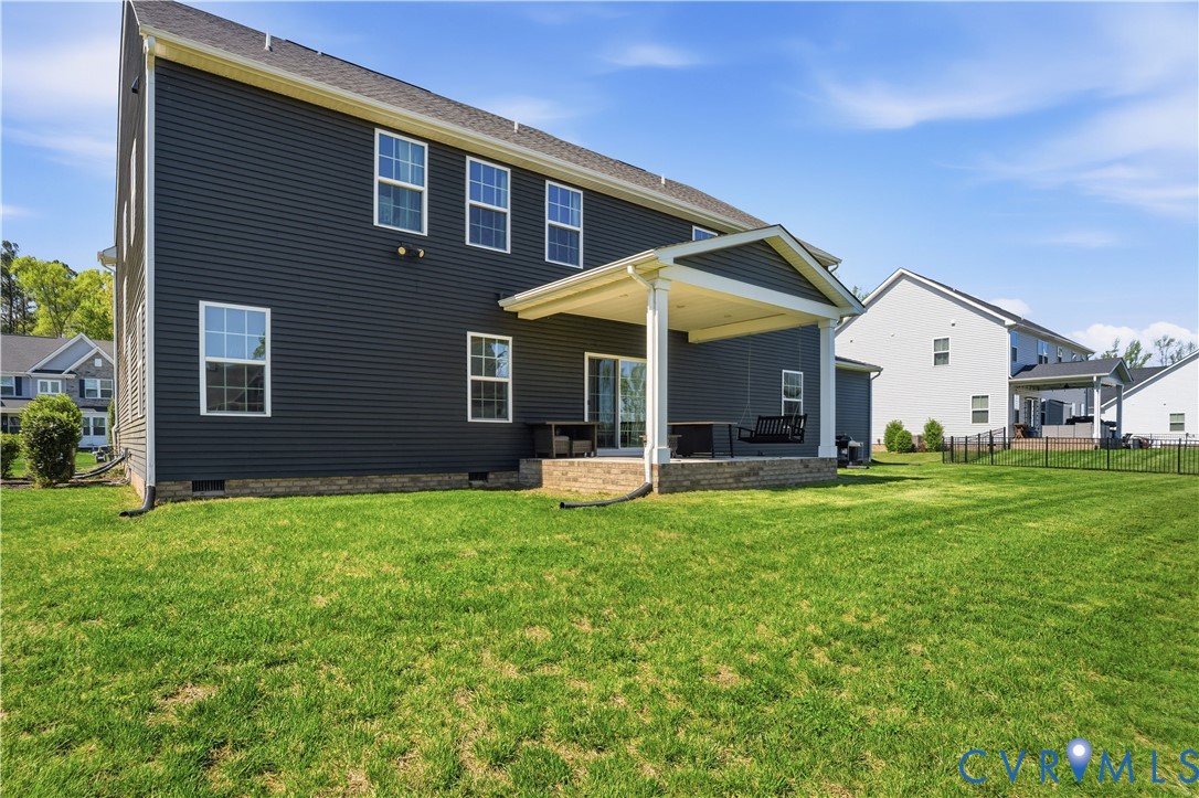 1618 Almer Lane Chester, VA 23836 - Photo 53 of 59 a view of a house with backyard porch and garden