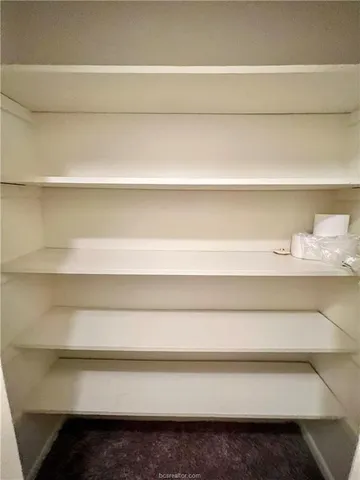 a close view of closet