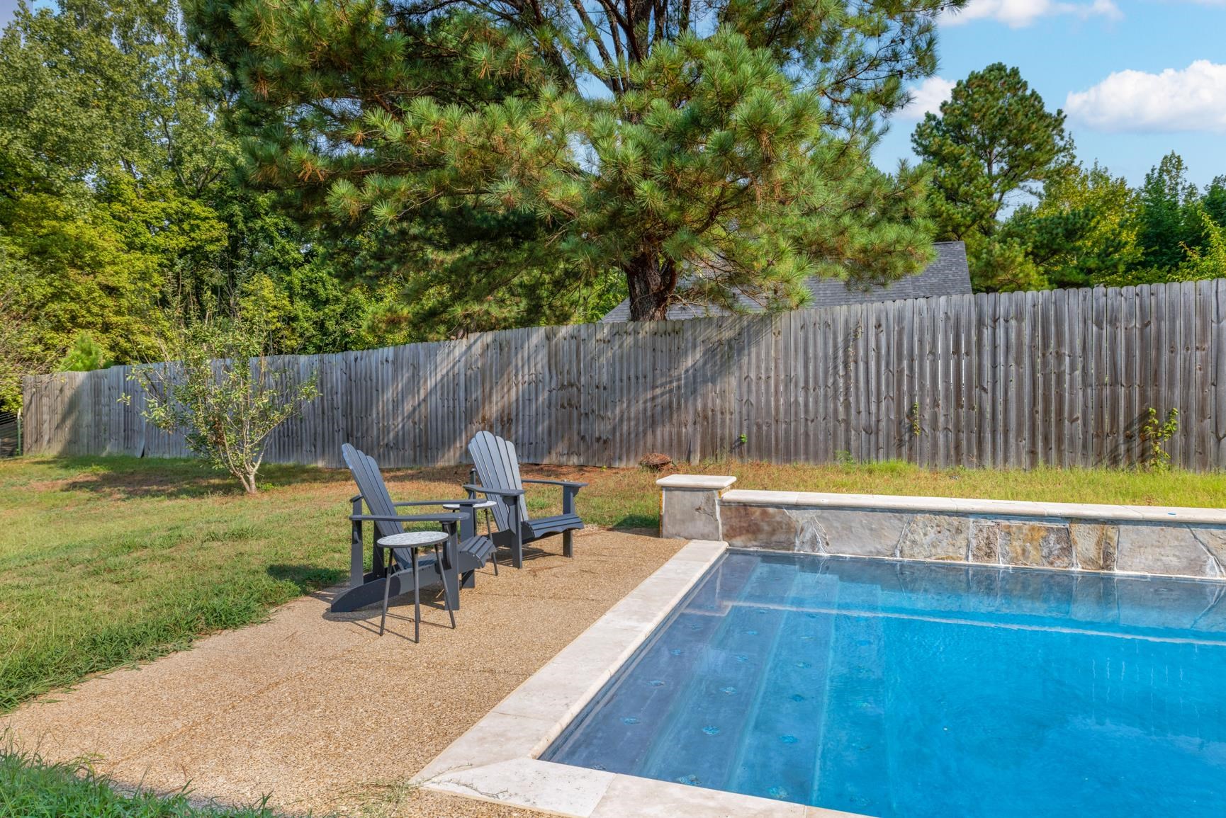6525 North Watkins Road Millington, TN 38053 - Photo 30 of 35 a view of a swimming pool with a patio and a yard