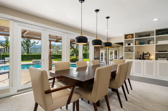 a kitchen with stainless steel appliances cabinets and a counter top space