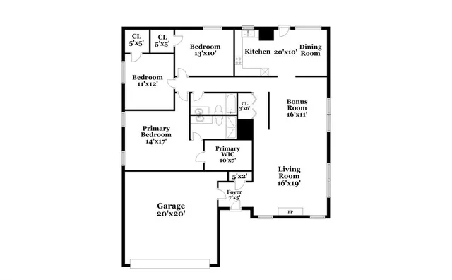 $2,100 | 5903 Cameron Drive, Arlington, TX 76017
