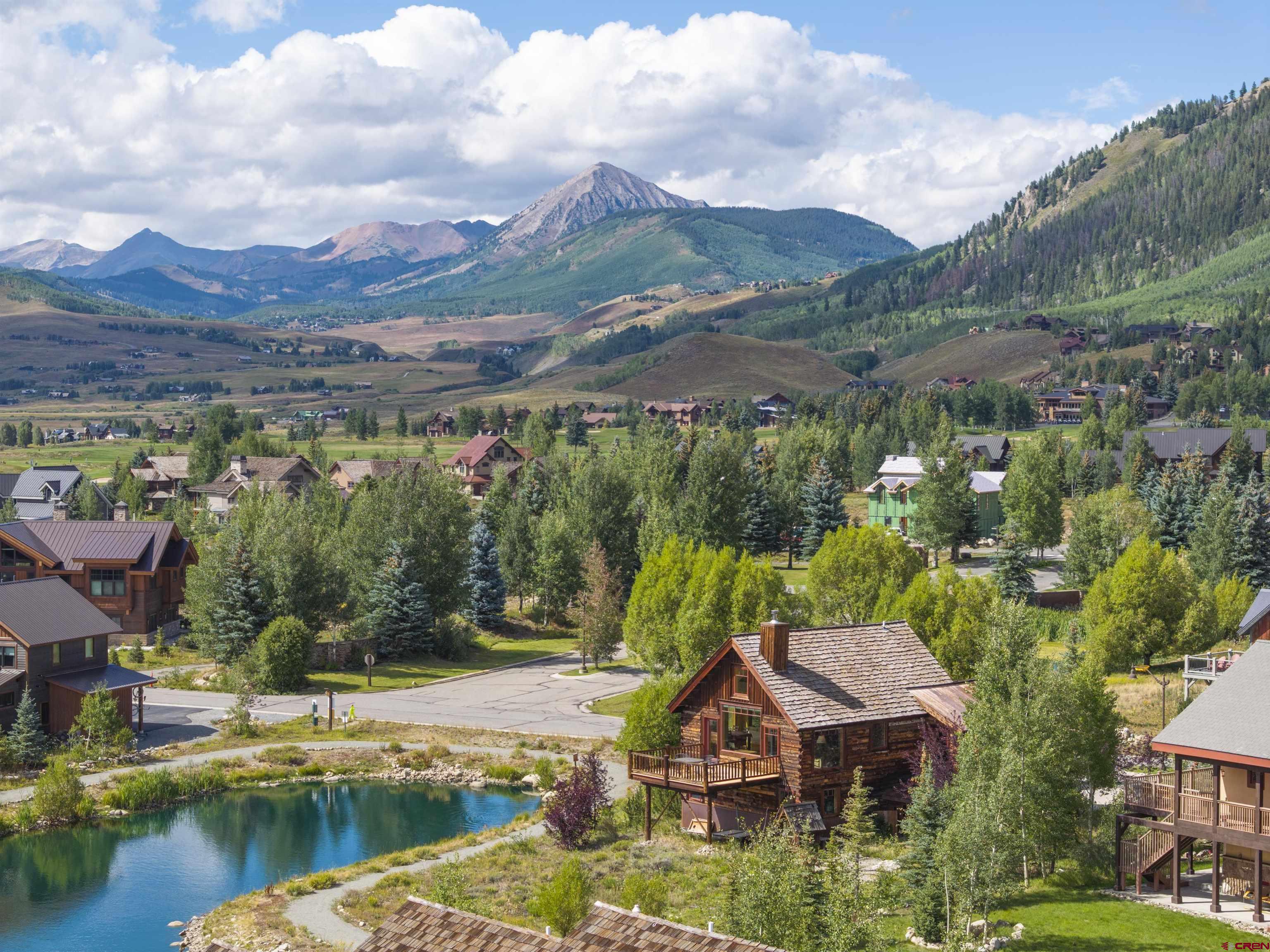 262 Larkspur Loop Crested Butte, CO 81224 - Photo 3 of 45 an aerial view of residential houses with lake view