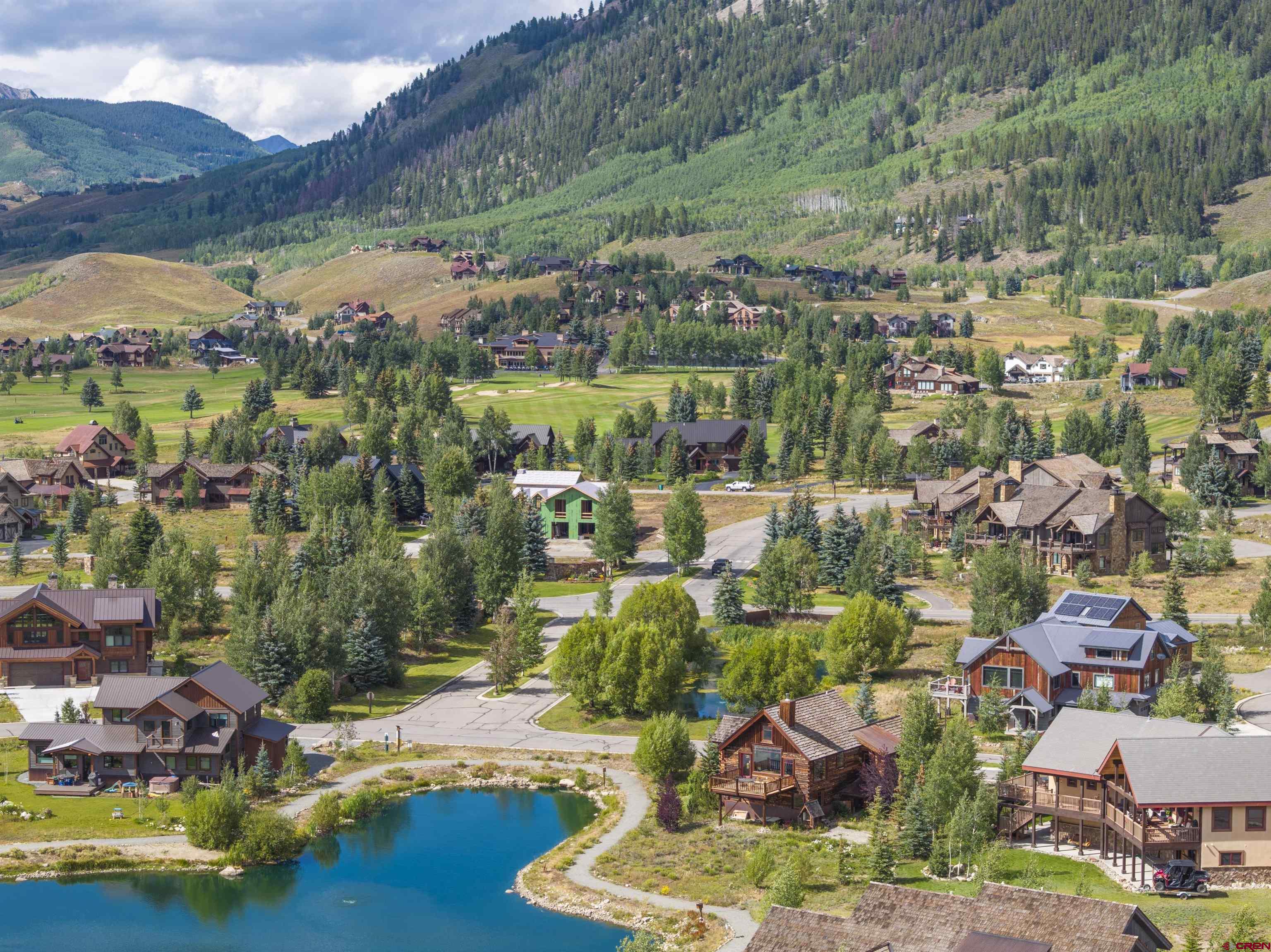 262 Larkspur Loop Crested Butte, CO 81224 - Photo 35 of 45 an aerial view of residential houses with outdoor space