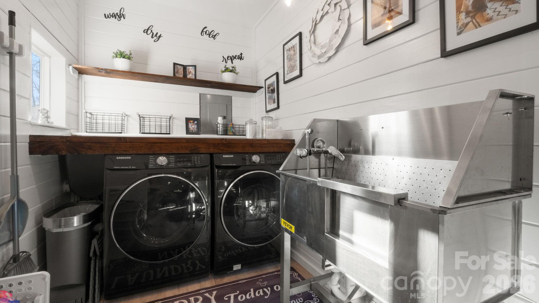 907 Derick's Crossing Fort Mill, SC 29708 - Photo 26 of 47 a utility room with dryer and washer