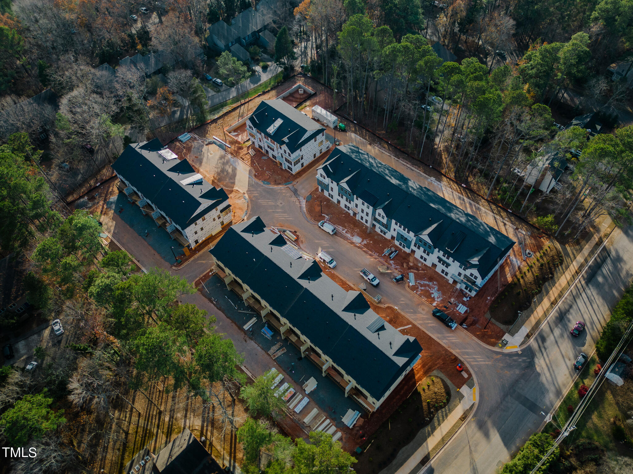 6403 Tanner Oak Lane Raleigh, NC 27613 - Photo 15 of 35 an aerial view of house with yard
