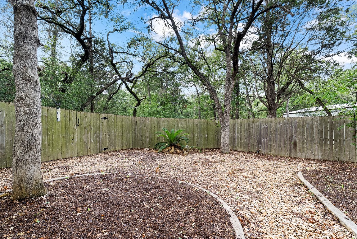 230 Cedar Hills Drive Elgin, TX 78621 - Photo 26 of 40 a backyard of a house with lots of green space