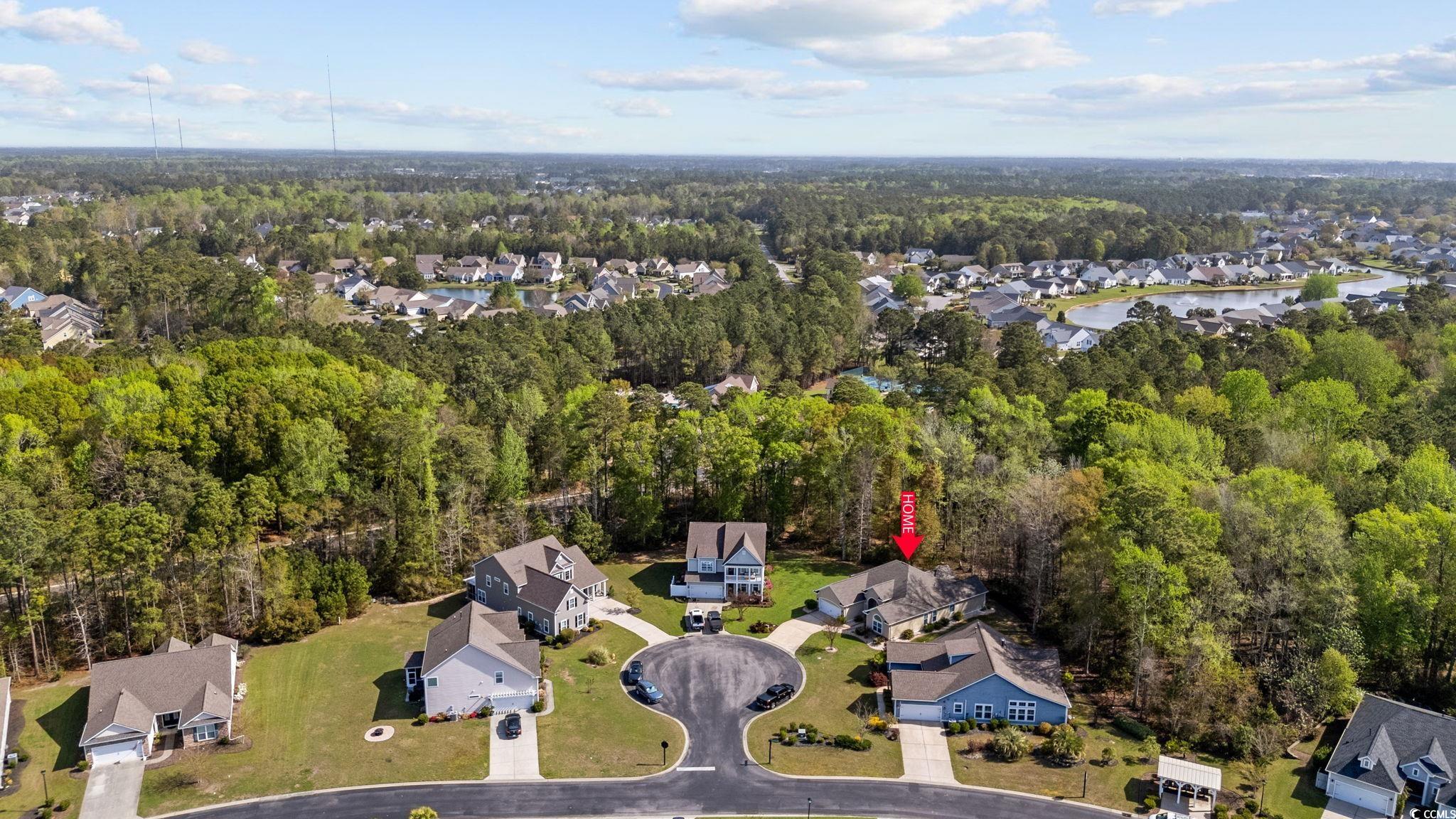 22 Salvia Court Murrells Inlet, SC 29576 - Photo 69 of 69 View of property location with nearby suburban area and a forest