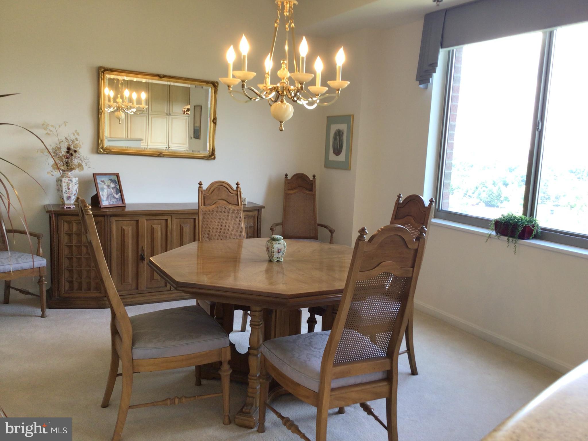 3100 North Leisure World Boulevard, Unit 1007 Silver Spring, MD 20906 - Photo 19 of 55 Dining room with window