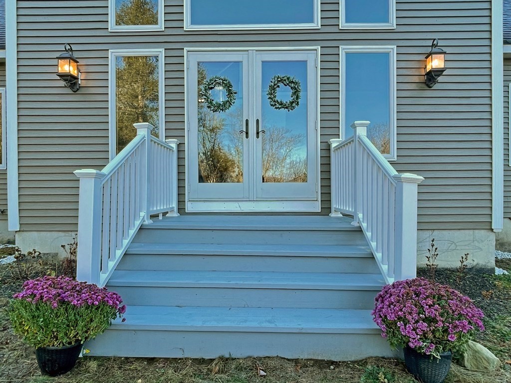 171 River Road Leyden, MA 01337 - Photo 3 of 42 a view of a porch with a bench