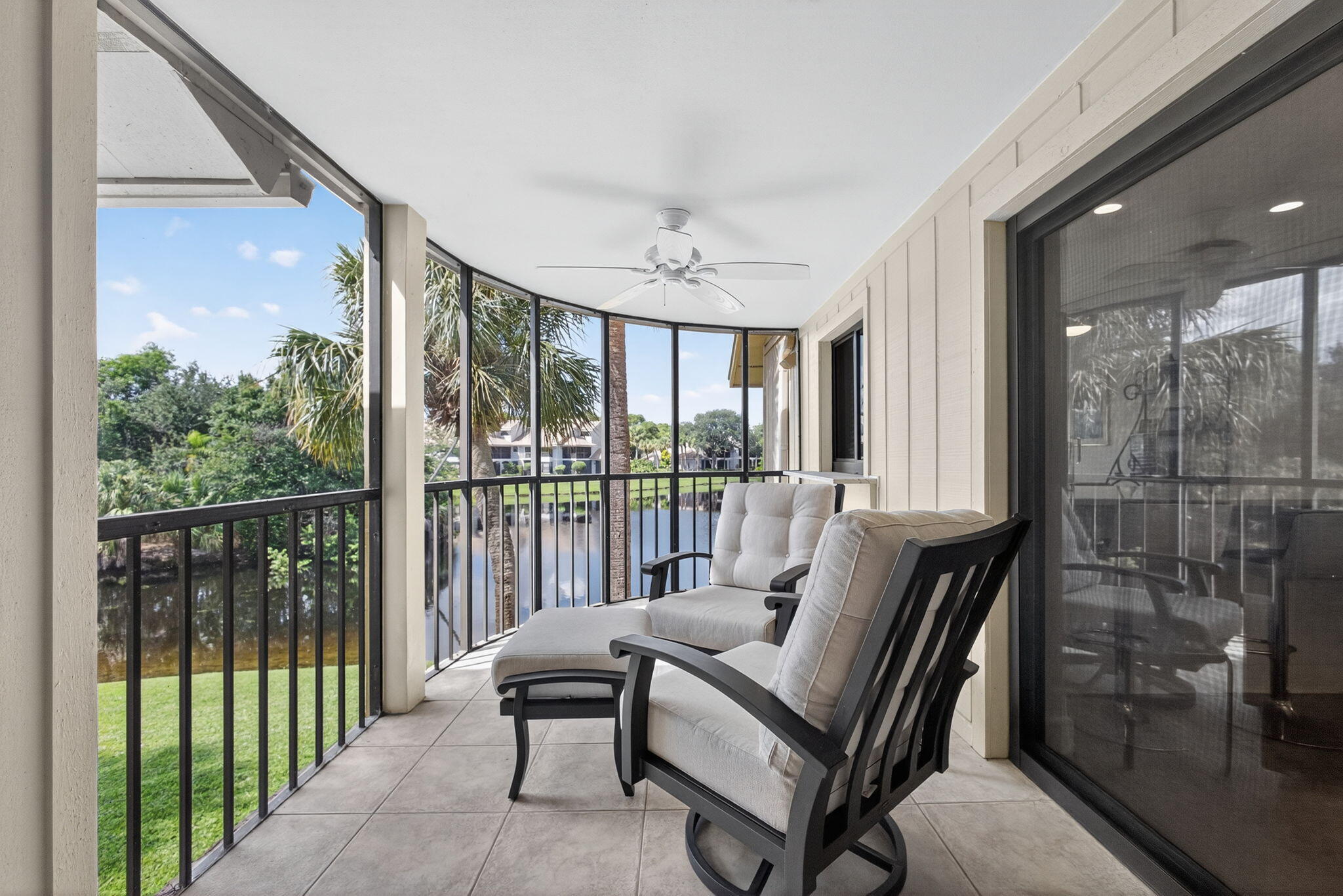 16941 Waterbend Drive, Unit 252 Jupiter, FL 33477 - Photo 17 of 34 a view of a balcony with furniture