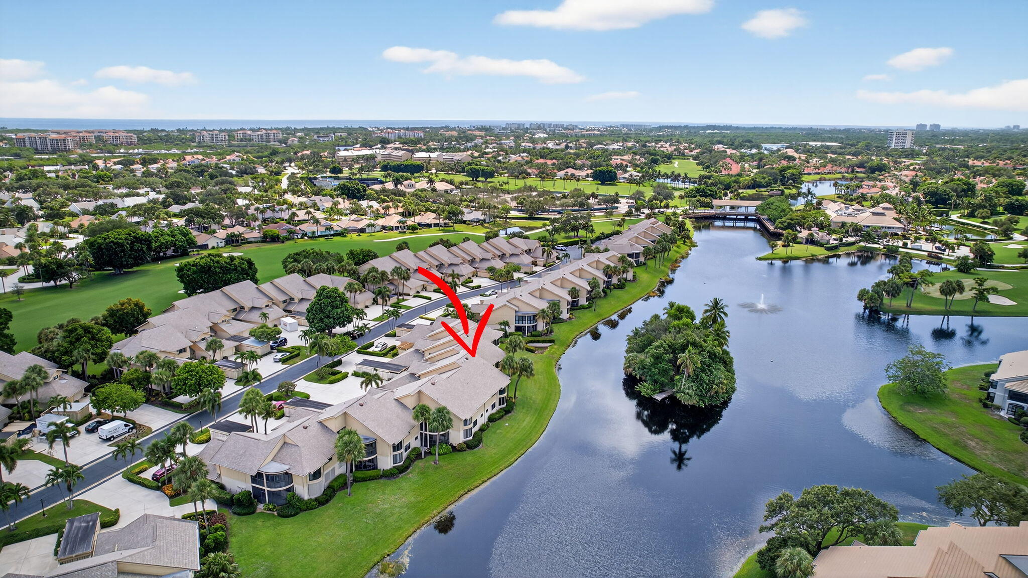 16941 Waterbend Drive, Unit 252 Jupiter, FL 33477 - Photo 29 of 34 an aerial view of a city