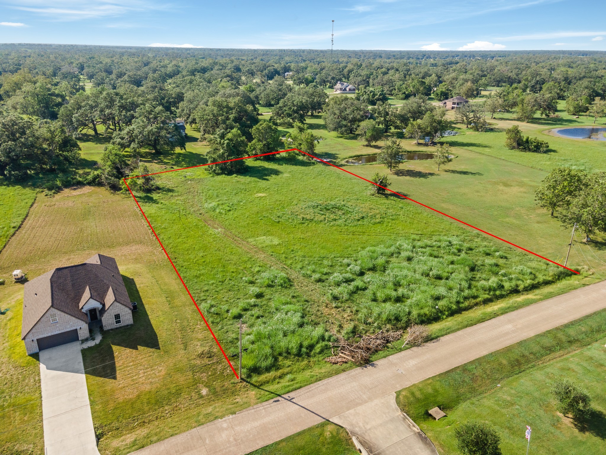 626 Mill Road Angleton, TX 77515 - Photo 11 of 12 a view of a yard with an outdoor space