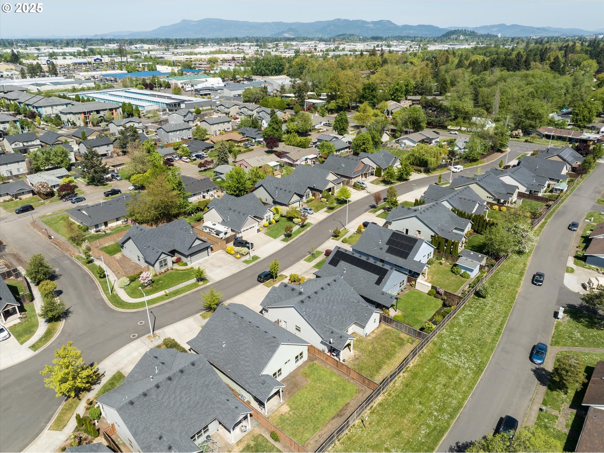 3768 Pachysandra Place Eugene, OR 97402 - Photo 37 of 41 an aerial view of residential houses with outdoor space