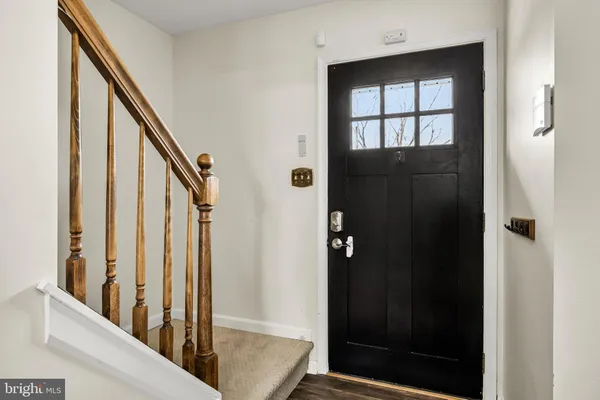 a view of front door