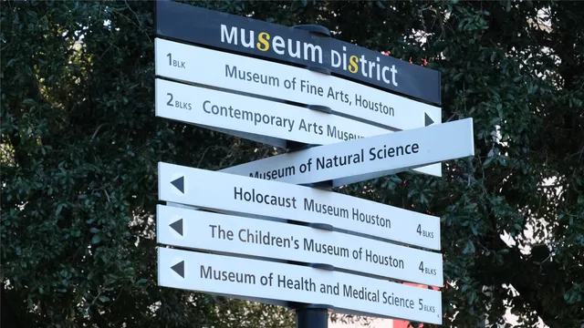 a view of a sign board