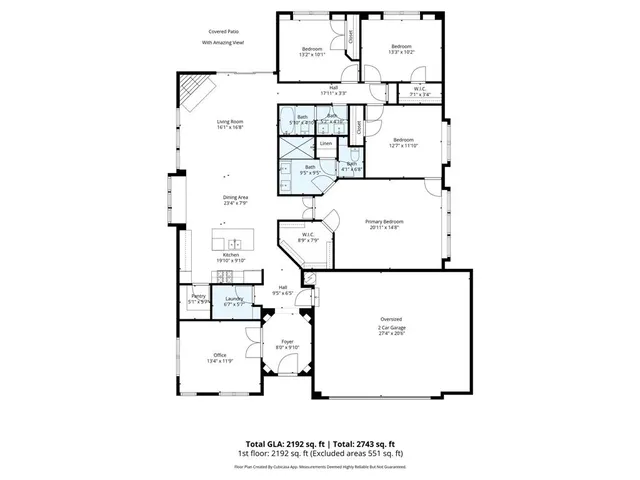 a view of a hallway with wooden floor and a kitchen