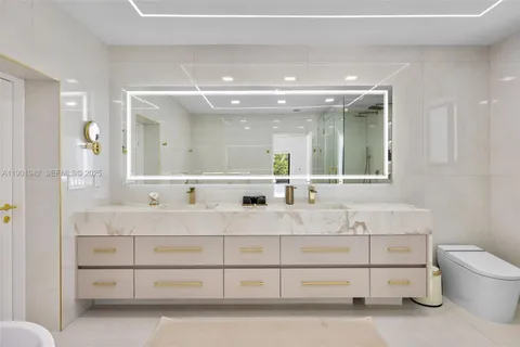 a view of a street with a building in the background