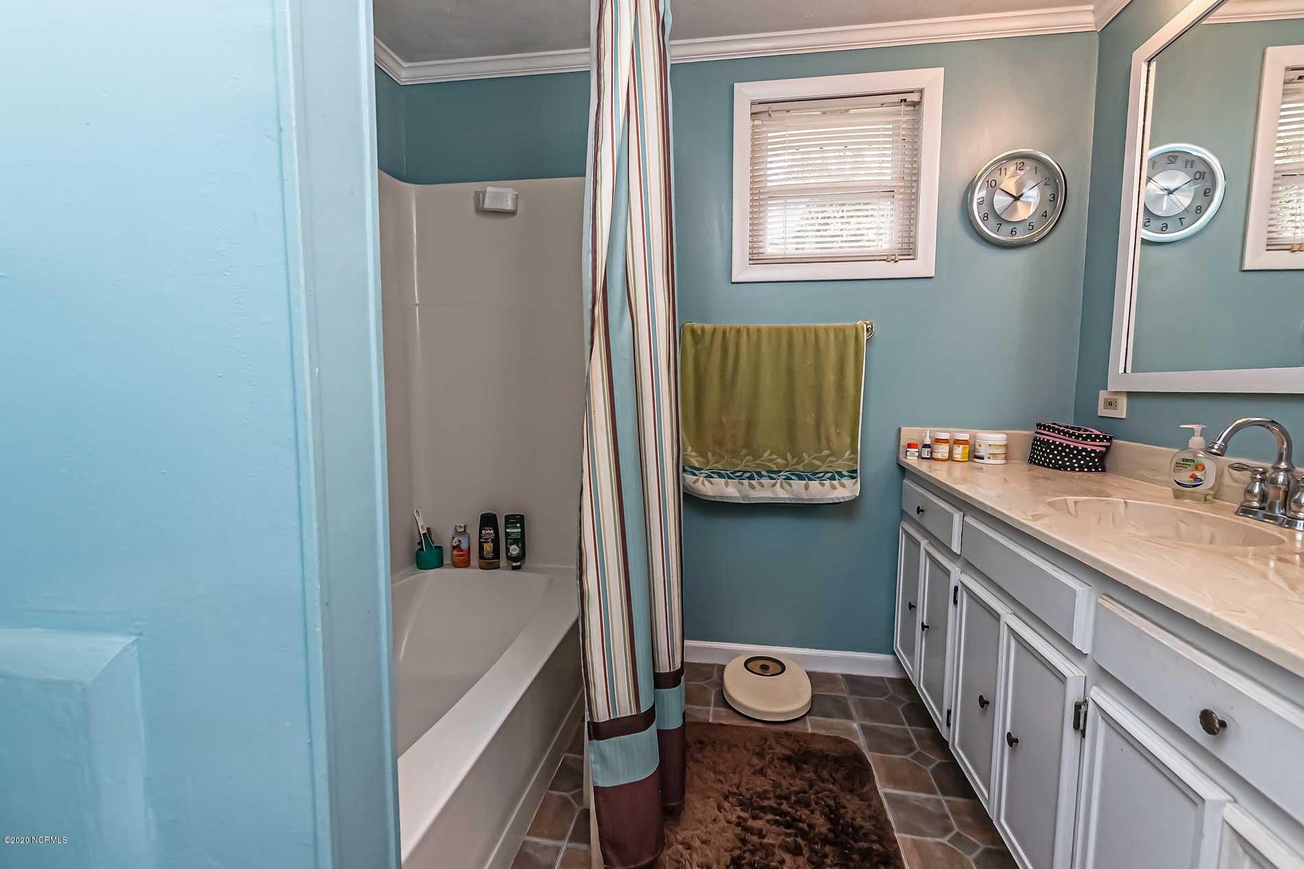 289 Lester Watts Road Tabor City, NC 28463 - Photo 15 of 29 Hall bathroom with large vanity and linen closet