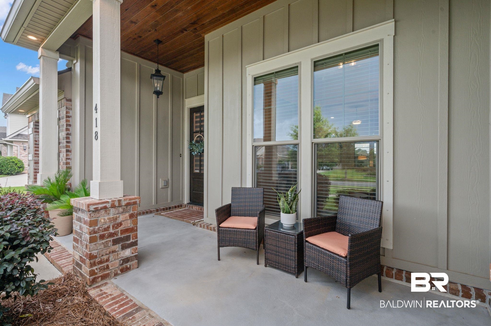418 Fortune Drive Fairhope, AL 36532 - Photo 4 of 63 View of patio featuring covered porch