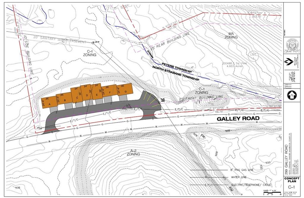 0 Galley Road Canonsburg, PA 15317 - Photo 2 of 2 7 unit Townhouse Concept