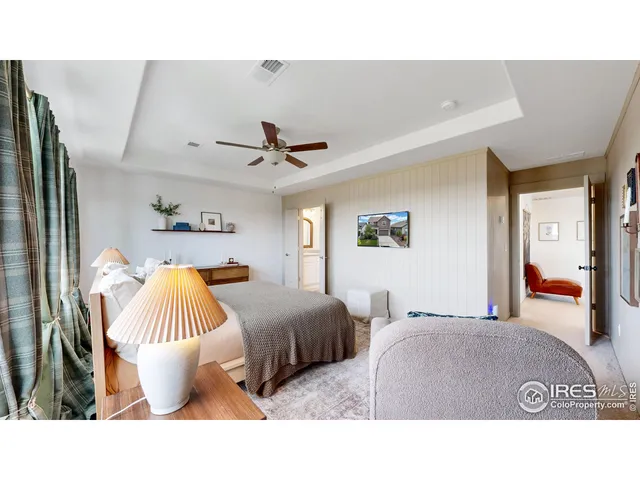 a living room with a couch and a table