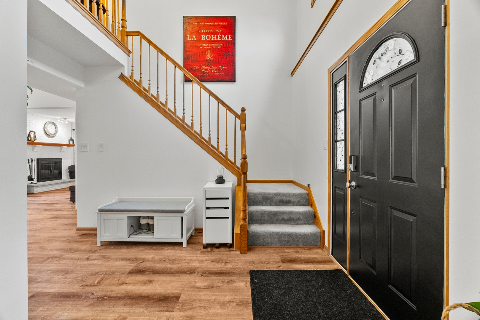 11130 Granite Drive Mokena, IL 60448 - Photo 11 of 41 a view of entryway and hall with wooden floor