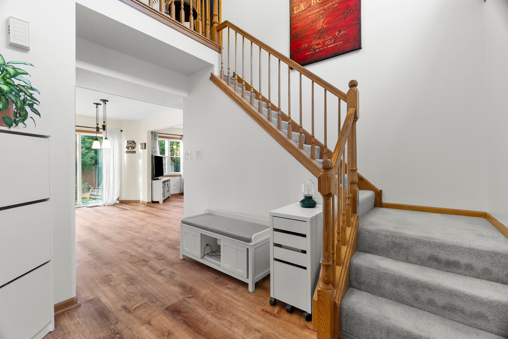 11130 Granite Drive Mokena, IL 60448 - Photo 12 of 41 a view of entryway and hall with wooden floor