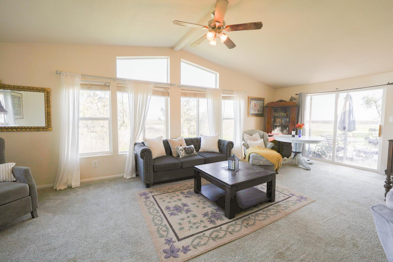 124 Wyer Road Arbuckle, CA 95912 - Photo 2 of 43 a living room with furniture and a large window