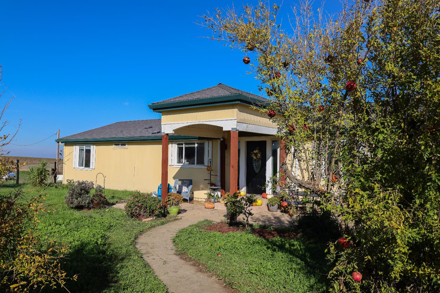 124 Wyer Road Arbuckle, CA 95912 - Photo 6 of 43 a front view of a house with a yard