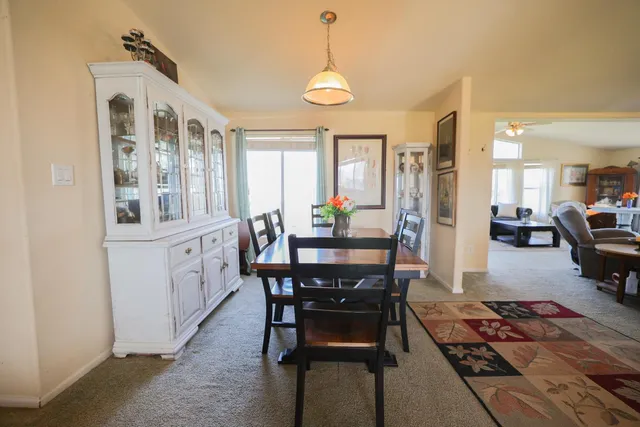 a view of a livingroom with furniture window and wooden floor