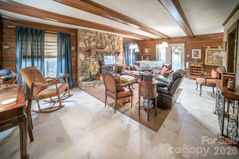 40 Old Field Road Taylorsville, NC 28681 - Photo 14 of 30 a living room with furniture and a large window