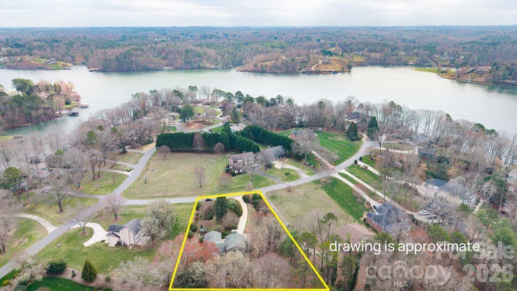 40 Old Field Road Taylorsville, NC 28681 - Photo 4 of 30 a view of a lake with a mountain in the background
