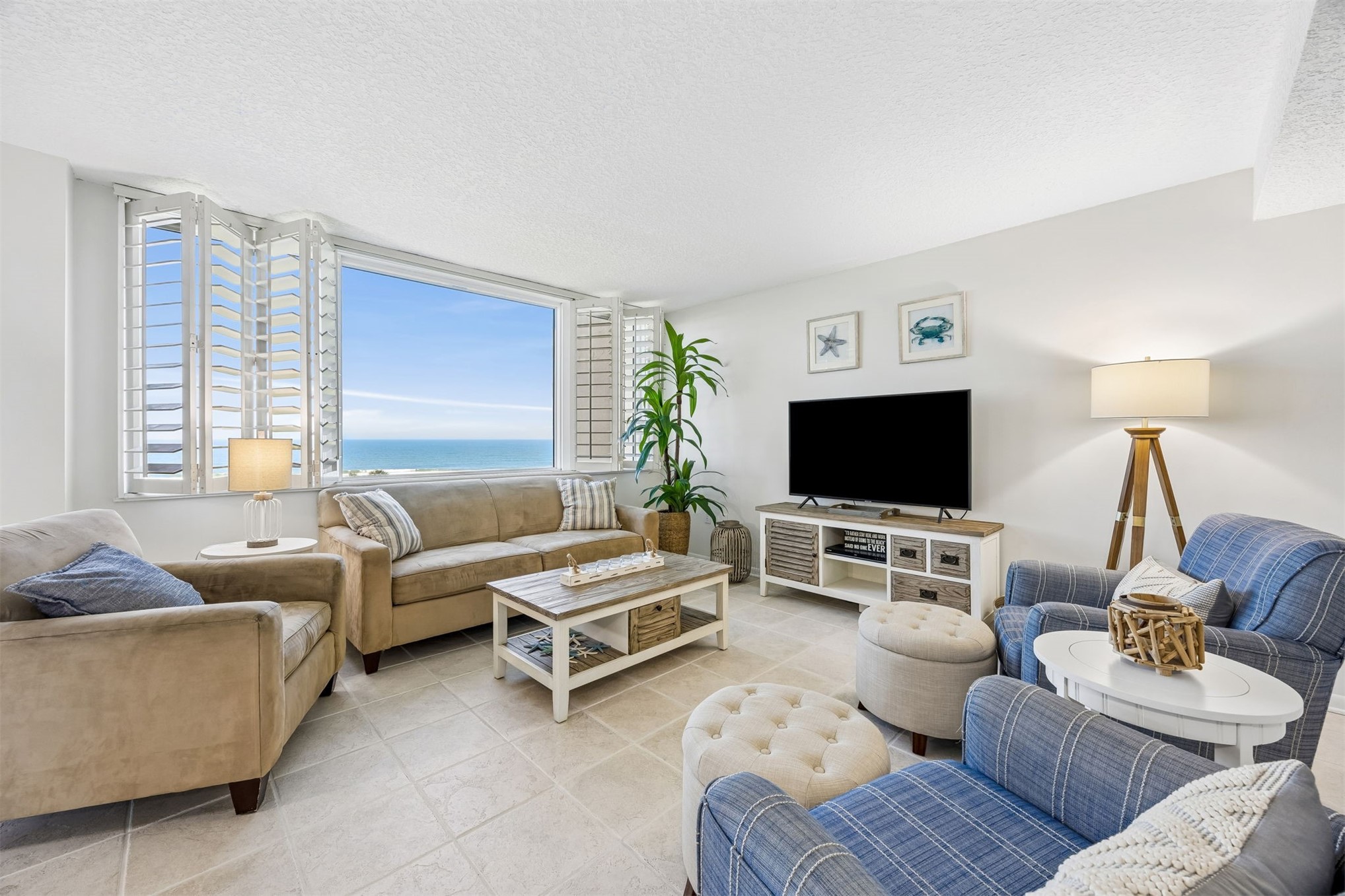 1119 Beach Walker Road, Unit 1119 Fernandina Beach, FL 32034 - Photo 15 of 32 a living room with furniture and a flat screen tv