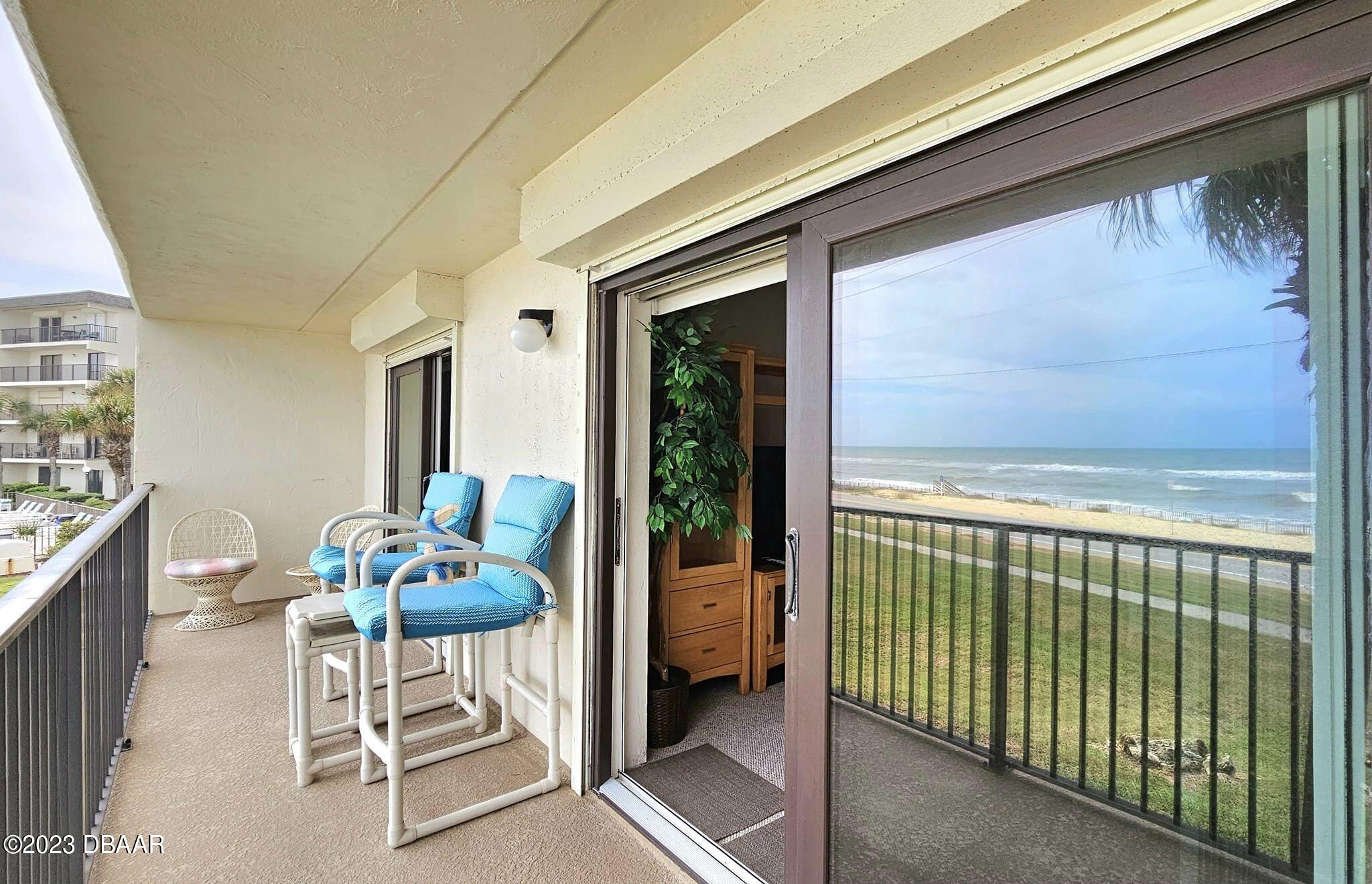 2700 Ocean Shore Boulevard, Unit 216 Ormond Beach, FL 32176 - Photo 12 of 34 Double wide balcony
