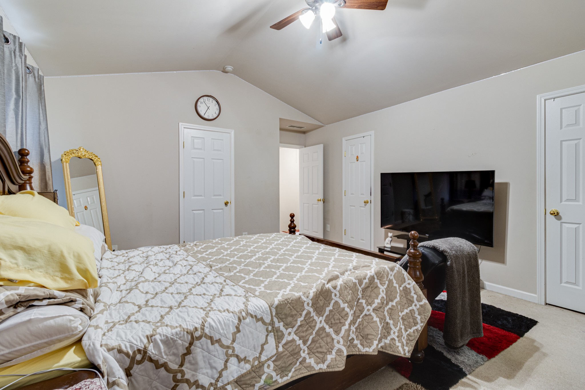 1696 Eagle Trace Drive Mount Juliet, TN 37122 - Photo 14 of 28 a bedroom with a bed and a flat screen tv