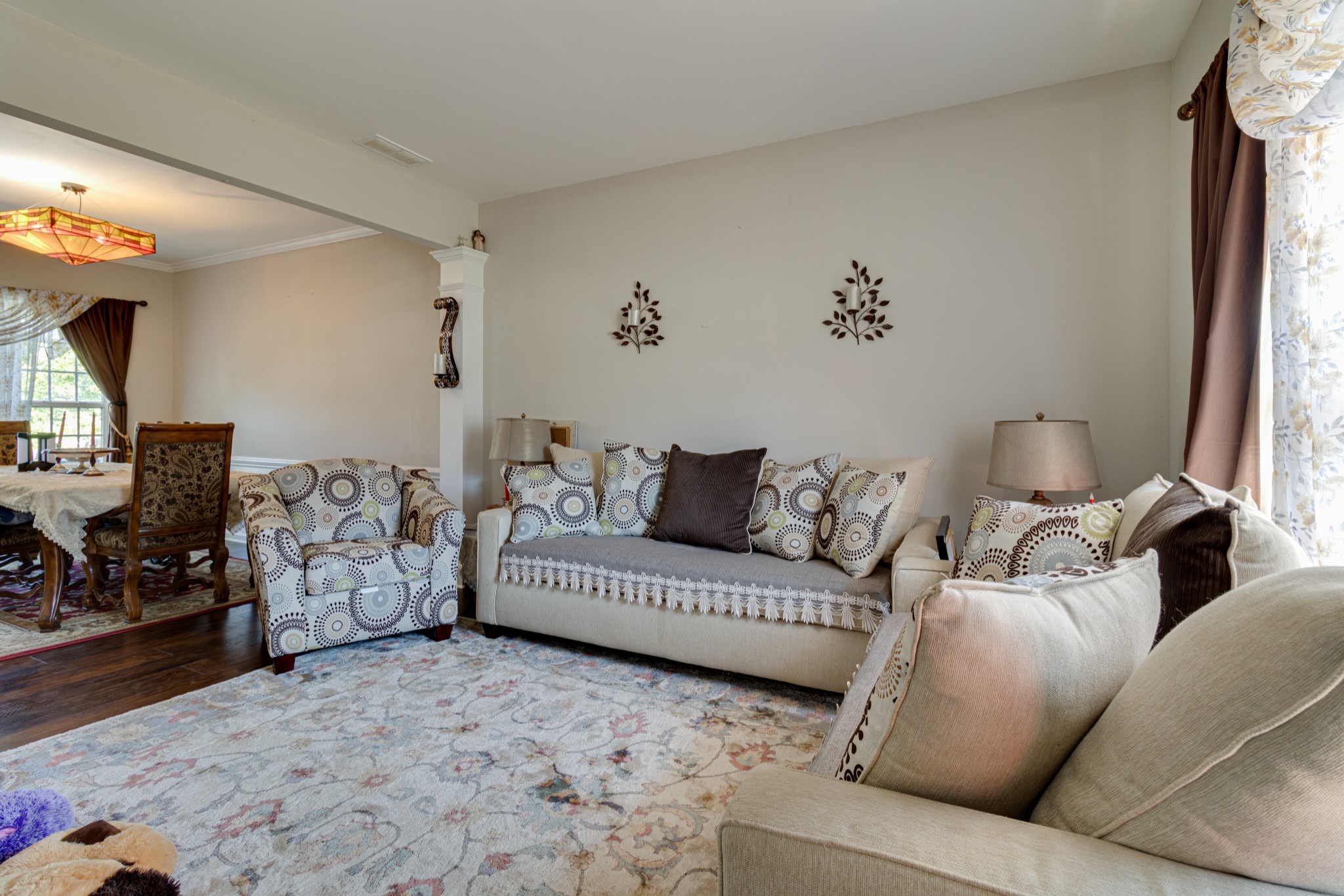 1696 Eagle Trace Drive Mount Juliet, TN 37122 - Photo 5 of 28 a living room with furniture and a fireplace