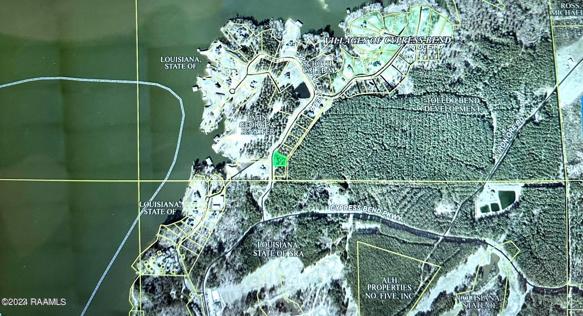 Tbd Cypress Village Drive Many, LA 71449 - Photo 8 of 9 Overhead Pic ll