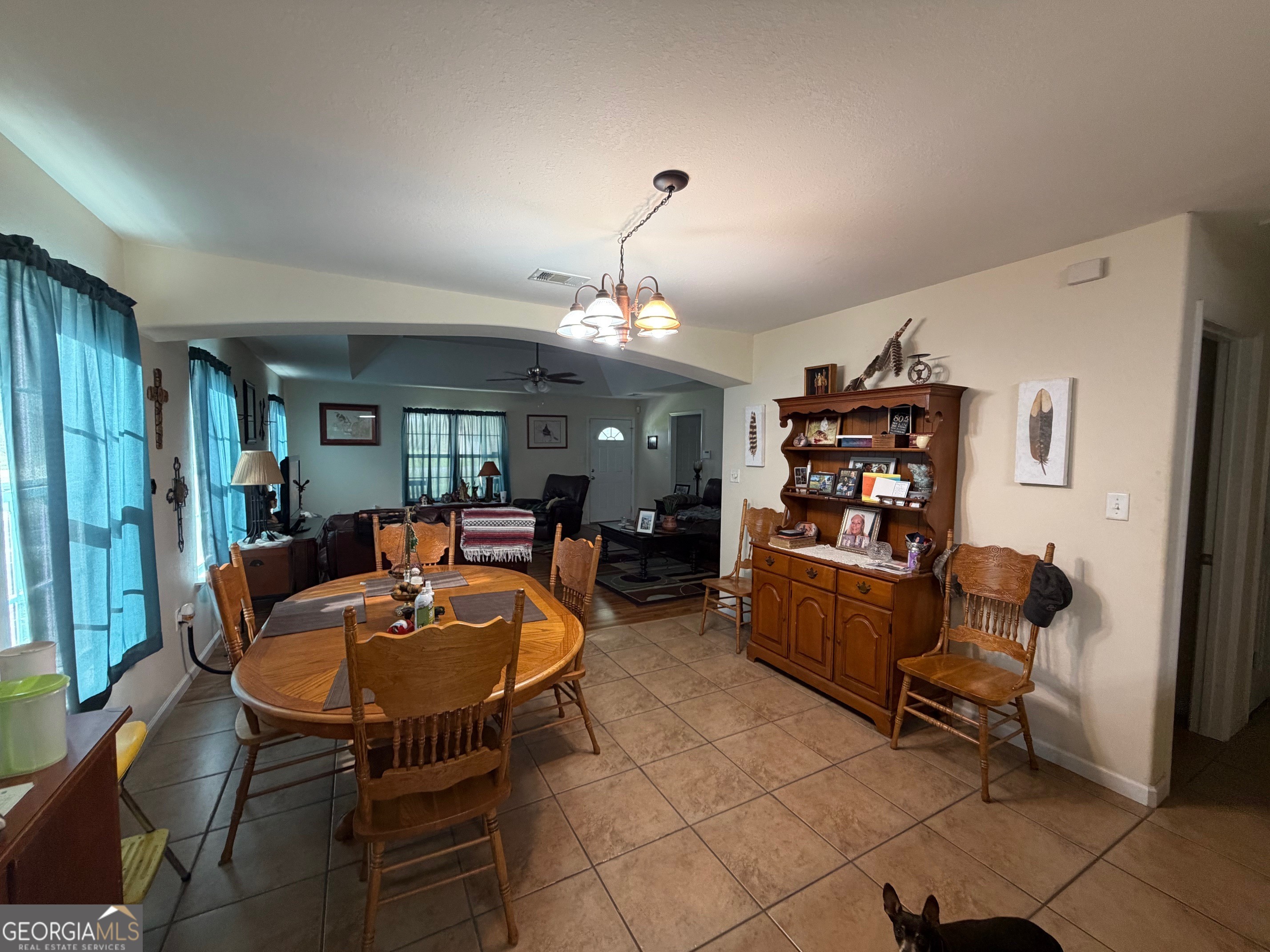 257 Mountain Laurel Road Nashville, GA 31639 - Photo 25 of 41 a dining room with furniture and chandelier fan