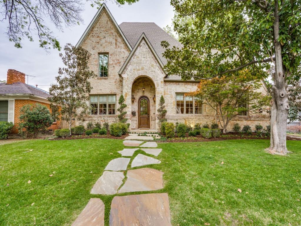 7433 Villanova Street Dallas, TX 75225 - Photo 1 of 1 a front view of a house with garden