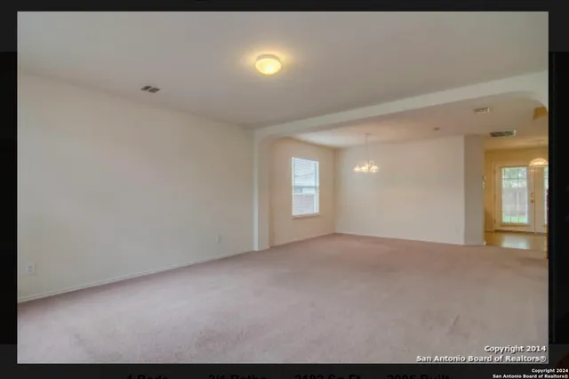 a view of empty room